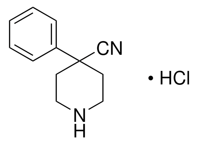 4-Cyano-4-phenylpiperidinehydrochloride structure, CAS 51304-58-6