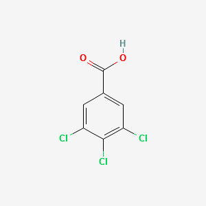 3,4,5-Trichlorobenzoicacid structure, CAS 51-39-8