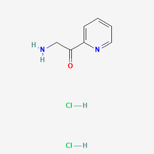 2-Amino-1-pyridin-2-yl-ethanonedihydrochloride structure, CAS 51746-81-7