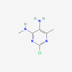 2-Chloro-N4,6-DiMethylpyrimidine-4,5-diamine structure, CAS 5176-95-4