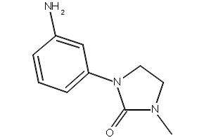 1-(3-Aminophenyl)-3-methylimidazolidin-2-one structure, CAS 517918-82-0