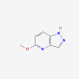 5-Methoxy-1H-pyrazolo[4,3-b]pyridine structure, CAS 52090-71-8