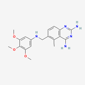 Trimetrexate structure, CAS 52128-35-5