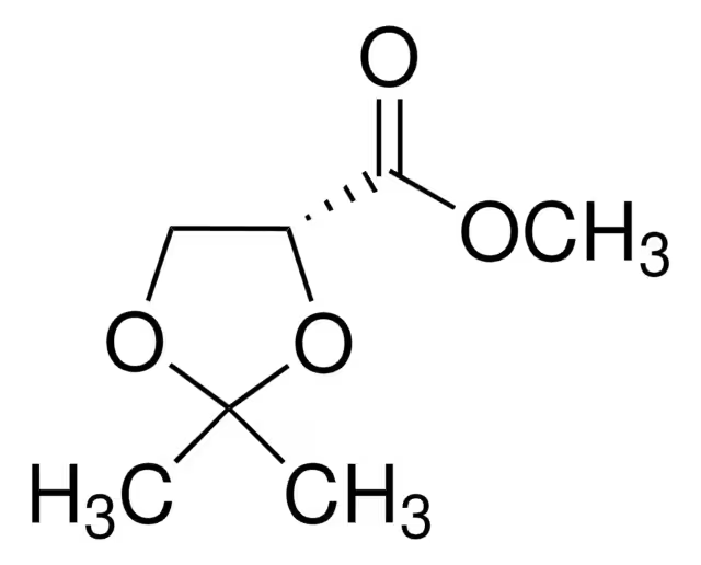 (R)-(+)-2,2,-Dimethyl-1,3-dioxolan-4-carboxylate structure, CAS 52373-72-5