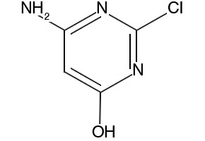 6-Amino-2-chloropyrimidin-4-ol structure, CAS 52386-11-5