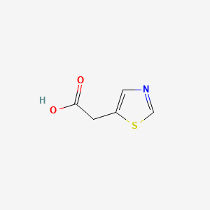 5-Thiazoleaceticacid structure, CAS 52454-63-4
