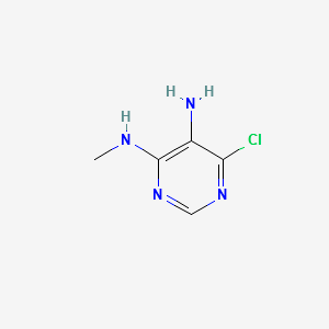 6-Chloro-4-methylpyrimidine-4,5-diamine structure, CAS 52602-68-3