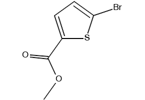 Methyl5-bromo-2-thiophenecarboxylate structure, CAS 62224-19-5