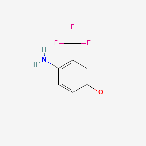2-Amino-5-methoxybenzotrifluoride structure, CAS 53903-49-4