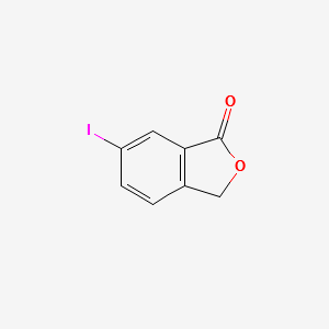 6-Iodo-3H-isobenzofuran-1-one structure, CAS 53910-10-4