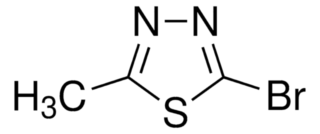 2-Bromo-5-methyl-1,3,4-thiadiazole structure, CAS 54044-79-0