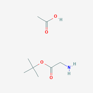 Glycinet-butylesteraceticacid structure, CAS 38024-18-9