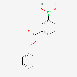 3-Benzyloxycarbonylphenylboronicacid structure, CAS 380430-52-4