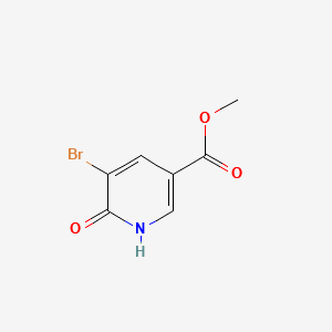 Methyl5-bromo-6-hydroxynicotinate structure, CAS 381247-99-0