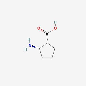 2-Aminocycloheptanecarboxylicacid structure, CAS 3814-46-8