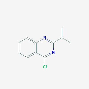 4-Chloro-2-isopropylquinazoline structure, CAS 38154-42-6