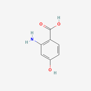 2-Amino-4-hydroxybenzoicacid structure, CAS 38160-63-3