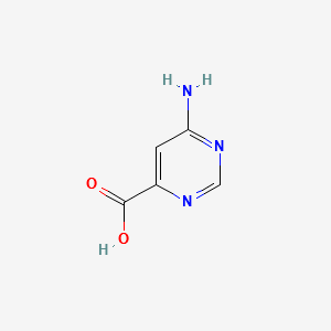 6-Aminopyrimidine-4-carboxylicacid structure, CAS 38214-46-9