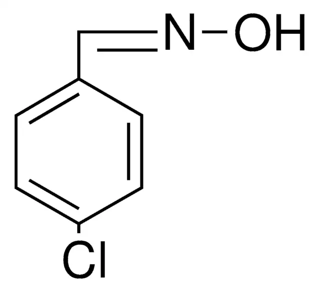 4-Chlorobenzenecarbaldehydeoxime structure, CAS 3848-36-0