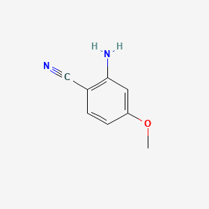 2-Amino-4-methoxybenzonitrile structure, CAS 38487-85-3