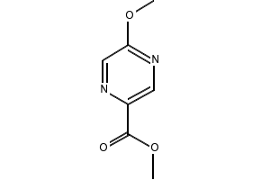 5-Methoxypyrazinecarboxylicacidmethylester structure, CAS 38789-75-2
