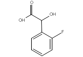 2-Fluoromandelicacid structure, CAS 389-31-1
