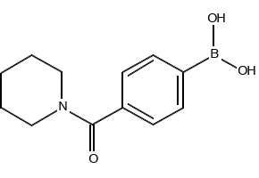 4-(Piperidine-1-carbonyl)phenylboronicacid structure, CAS 389621-83-4