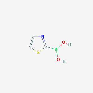 Thiazole-2-boronicacid structure, CAS 389630-95-9