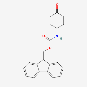 4-N-Fmoc-amino-cyclohexanone structure, CAS 391248-11-6