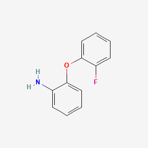 2-(2-Fluorophenoxy)aniline structure, CAS 391906-76-6