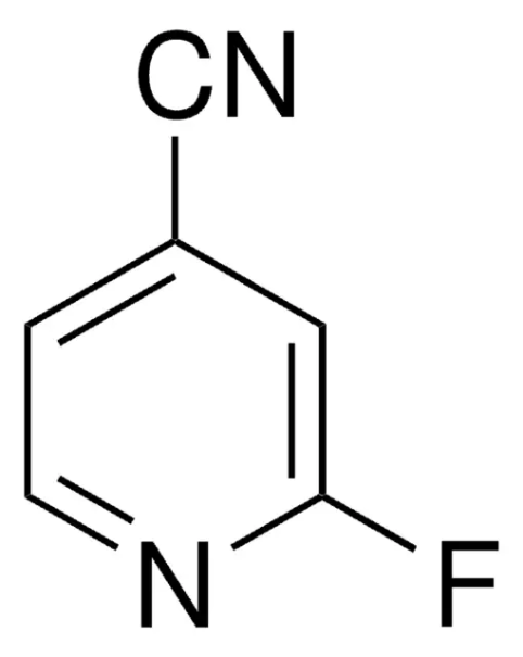 4-Cyano-2-fluoroyridine structure, CAS 3939-14-8