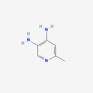 6-Methylpyridine-3,4-diamine structure, CAS 861199-62-4