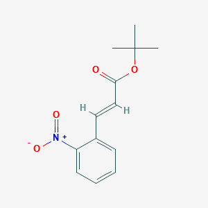 3-(2-Nitrophenyl)-2-propenoicacid1,1-DimethylEthylester structure, CAS 862499-32-9