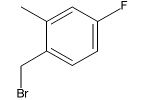4-Fluoro-2-methylbenzylbromide structure, CAS 862539-91-1