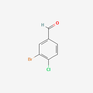 3-Bromo-4-chlorobenzaldehyde structure, CAS 86265-88-5