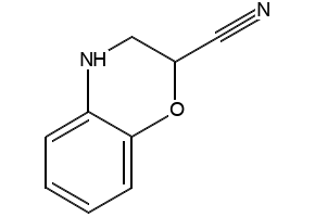 3,4-Dihydro-2H-benzo[b][1,4]oxazine-2-carbonitrile structure, CAS 86267-86-9
