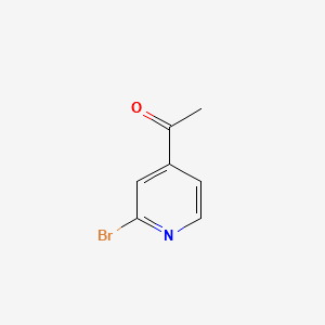2-Bromo-4-acetylpyridine structure, CAS 864674-02-2