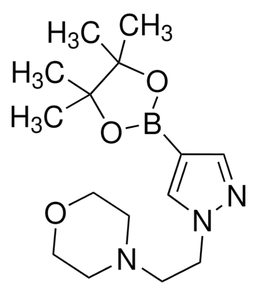 1-(2-Morpholinoethyl)-1H-pyrazole-4-boronicacidpinacolester structure, CAS 864754-18-7