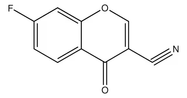 7-Fluoro-4-oxo-4H-chromene-2-carboxylicacidethylester structure, CAS 865449-53-2