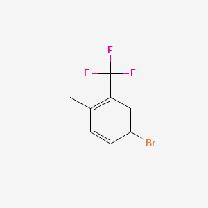 5-Bromo-2-methylbenzotrifluoride structure, CAS 86845-27-4