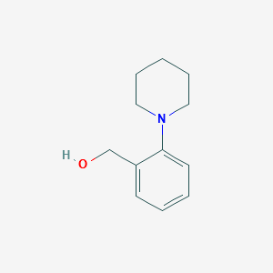 (2-Piperidin-1-yl-phenyl)methanol structure, CAS 87066-94-2
