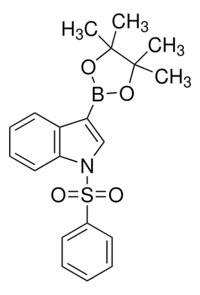 Indole-3-boronicacidpinacolester structure, CAS 870717-93-4
