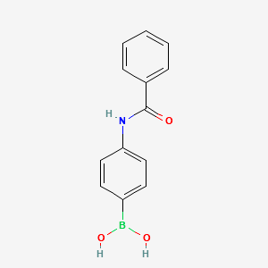 4-Benzamidophenylboronicacid structure, CAS 397843-80-0