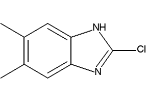 2-Chloro-5,6-dimethyl-1H-benzimidazole structure, CAS 39791-96-3