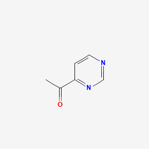 1-(Pyrimidin-4-yl)ethanone structure, CAS 39870-05-8