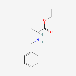 Ethyl2-(benzylamino)propanoate structure, CAS 54159-18-1