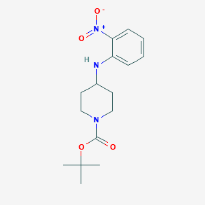 Tert-butyl4-(2-nitrophenylamino)piperidine-1-carboxylate structure, CAS 87120-73-8