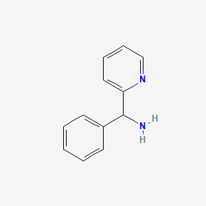Phenyl(pyridin-2-yl)methanamine structure, CAS 39930-11-5