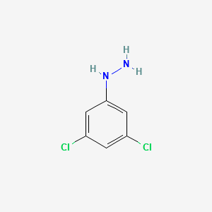 3,5-Dichlorophenylhydrazine structure, CAS 39943-56-1