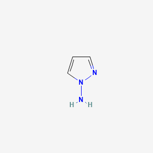 1H-Pyrazol-1-amine structure, CAS 3994-46-5